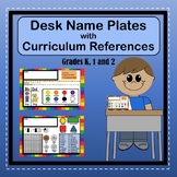 Desk Name Plates with Learning References