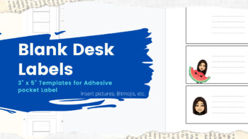 Desk Name Templates Worksheets Teaching Resources Tpt