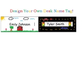 Desk Name Tag Templates (Design Your Own)