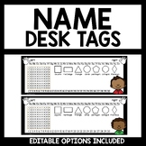 Desk Name Tags | Class Decor Classic Black