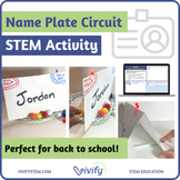 Desk Name Tags / Desk Name Plates: Back to School STEM Act