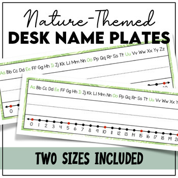 Preview of Desk Name Tags / Desk Name Plates *FREE!*