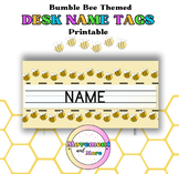 Desk Name Tags - Bumble Bee Theme