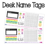 Desk Name Templates Worksheets Teaching Resources Tpt