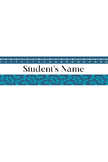 Desk Name Tags and Book Bin Labels with Number Lines