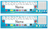 Desk Name Tags w/Canadian Coins & Number Line - 8.5x14 in 