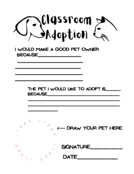 Desk Pet Application – Lower Grades