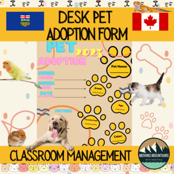 Preview of Desk Pet Adoption Form