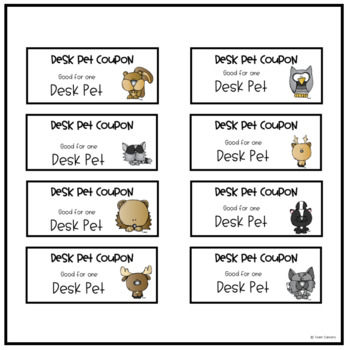 Desk Pet Activities | Writing and Math Printables for Desk Pets
