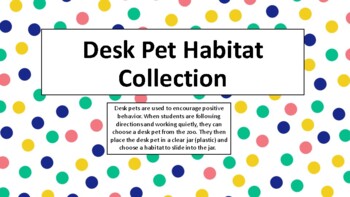 Desk Pet Habitat Collection by That 2nd Grade Charm TpT