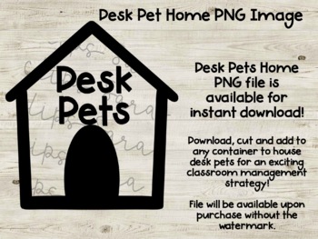 Desk Pet Classroom Management & House Bundle