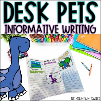 Preview of Desk Pet Research Report Brochure Template | Informative Writing Prompt