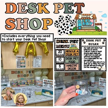 Preview of Desk Pet Shop - Classroom Management & Reward System
