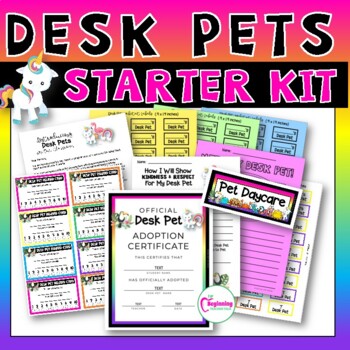  Teacher Created Resources Desk Pets - Assorted Food (40 Pack) :  Toys & Games