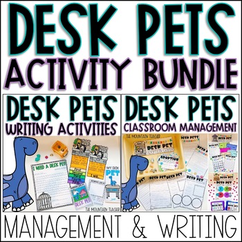 Preview of Desk Pets BUNDLE | Classroom Behavior Management, Economy and Writing