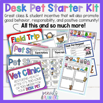 Desk Pets - A Free Starter Pack for Positive Student Behavior