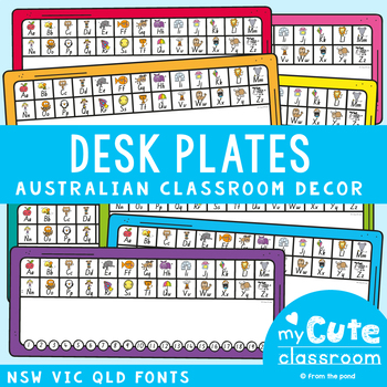 Desk Plates By From The Pond Teachers Pay Teachers
