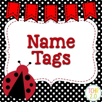Ladybug Name s Back To School By Tchr Two Point 0 Tpt