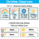Desk Tags and Classroom Posters- Christian