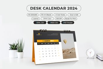 Preview of Desktop Calendar 2024