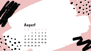 Desktop Calendars- Wallpaper- August 2022-August 2023 | TpT