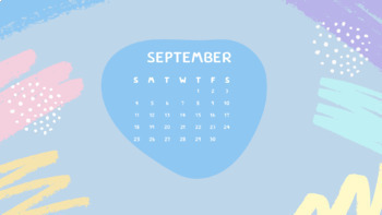 Desktop Calendars- Wallpaper- August 2021-August 2022 | Tpt