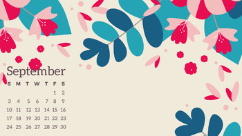 Desktop Calendars- Wallpaper- August 2021-August 2022 | Tpt