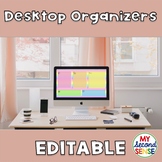 Desktop Organizers - Editable