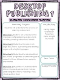 Desktop Publishing 1 Standards and Objectives
