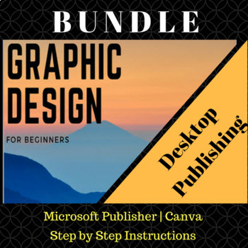 Preview of Desktop Publishing Bundle includes Canva and Microsoft Publisher