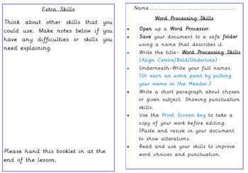 Preview of Introduction to Word Processing Skills in Microsoft Word/Google Docs.