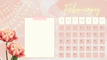 Desktop Wallpaper 2023 Calendar - A Floral Calendar for Each Month