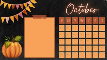 October 2023 Calendar Desktop Wallpaper October Calendar Wallpaper