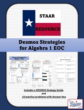 Preview of Desmos Strategies for Algebra 1 EOC