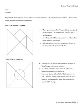 Preview of Desmos Tangram Project