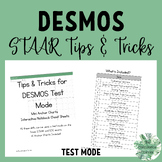 Desmos Tips & Tricks 19 Mini Anchor Charts- STAAR Texas EOC