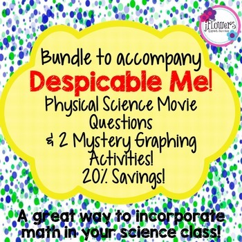Preview of Bundle to accompany Despicable Me! Great for the End of the Year! 20% Savings!