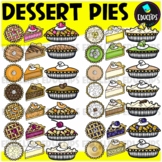 Dessert Pies Clip Art Set {Educlips Clipart}