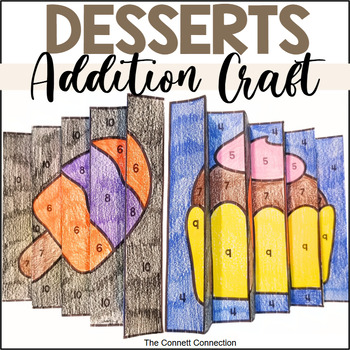 Preview of Dessert Themed Addition Agamograph Craft