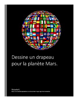 Preview of Dessine un drapeau pour la planète Mars avec des formes géométriques