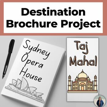 Preview of Travel Brochure Research Project with Brochure Templates Project Based Learning