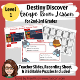 Destiny Discover Library Catalog Escape Room - Detective T
