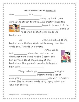 worksheets 1 vocabulary pdf grade Gift 3rd Supplemental Grade Destiny's Activities Journeys