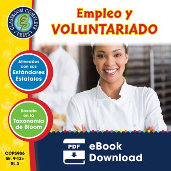 Preview of Destrezas Prácticas Para la Vida - Empleo y Voluntariado Gr. 9-12+
