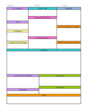 detailed activity lesson planning template free by happy business teacher