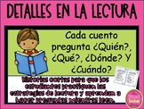 Reading details in Spanish