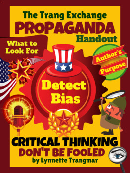 Preview of Detecting Bias: Author's Purpose Handout + Posters (Argument & Propaganda)