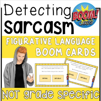 Preview of Understanding Sarcasm - Boom Cards for Speech Therapy