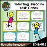 Detecting Sarcasm Task Cards | Figurative Language Social 