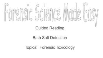 Preview of Detection of Bath Salts